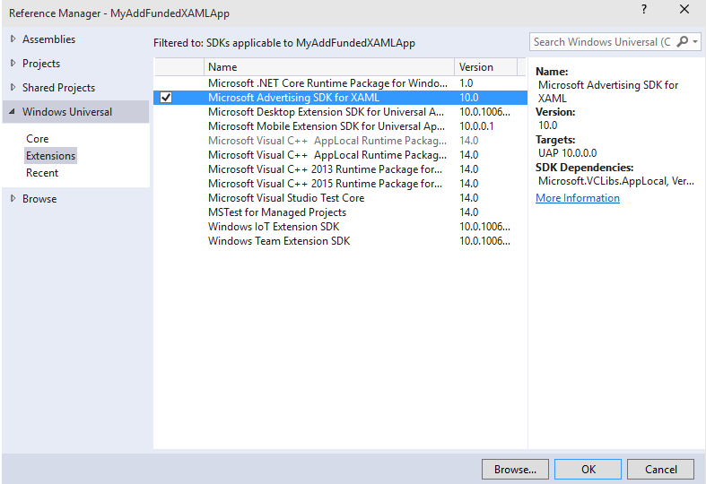 Microsoft Windows SDK. Windows SDK Addon что это. Microsoft net SDK. Reference Manager.